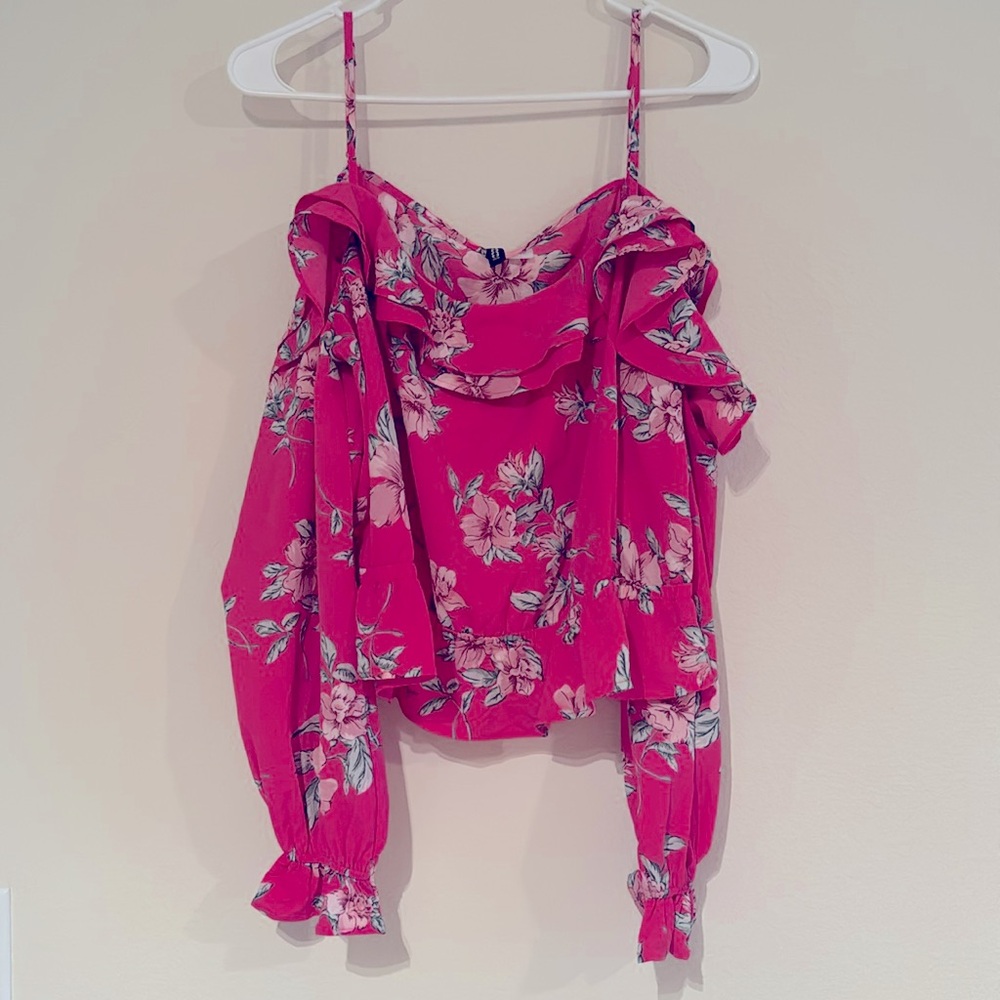 Over the shoulder blouse
